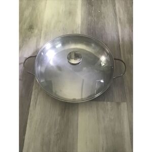 Wolfgang Puck 12" Stainless Steel Paella Pan *